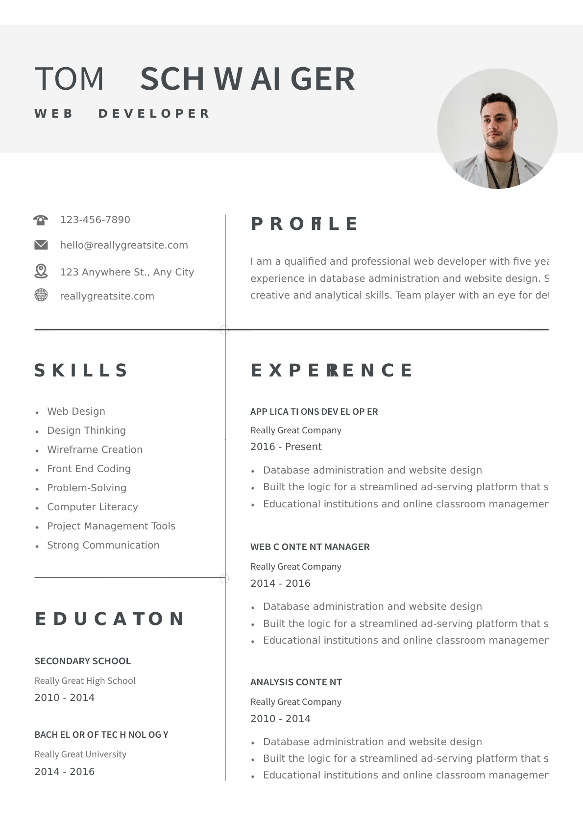 CV Template